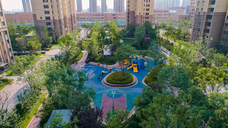 海尔地产集团博悦兰庭（大区）项目景观绿化工程